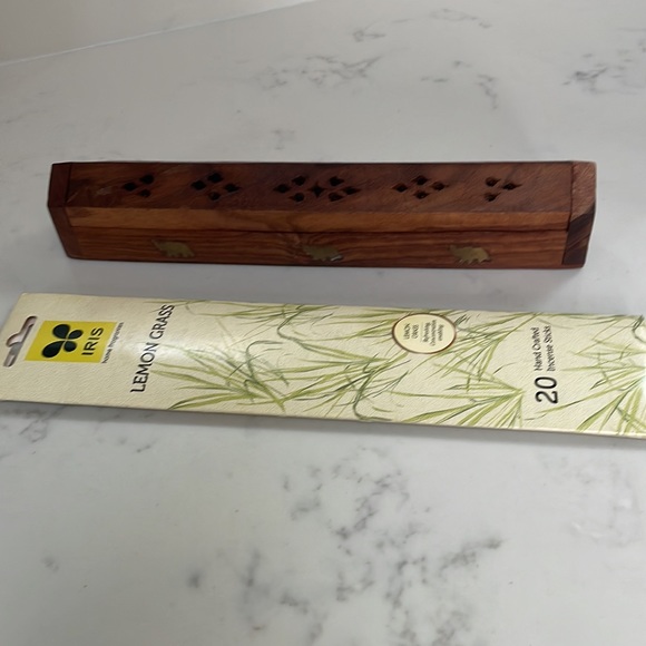 incense holder with incense sticks - Picture 2 of 9